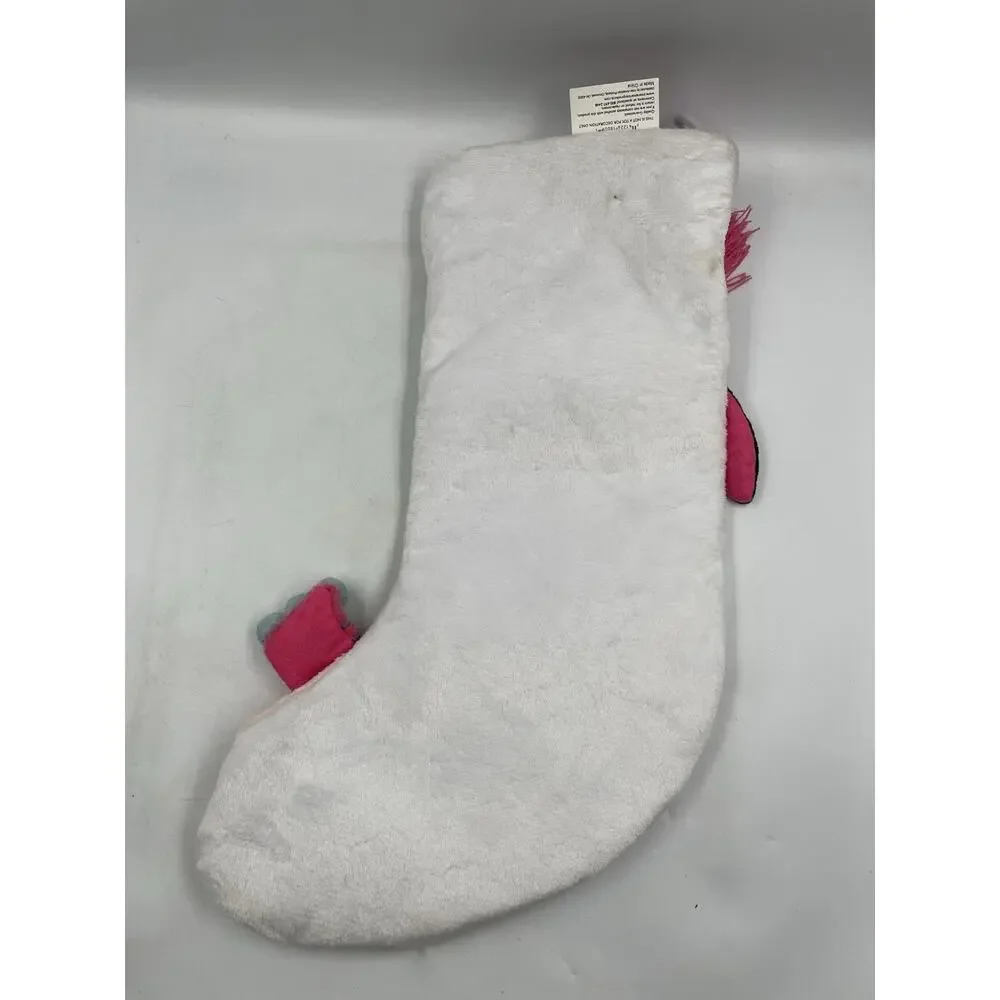 20-inch Holiday Home Flamingo Christmas Stocking NWT